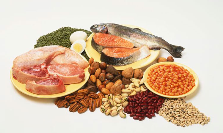 food sources of vitamin b5: Red meat, fish, legumes, nuts and seeds