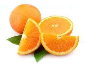 Orange fruit of spring