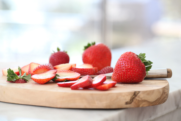 Strawberries summer fruits